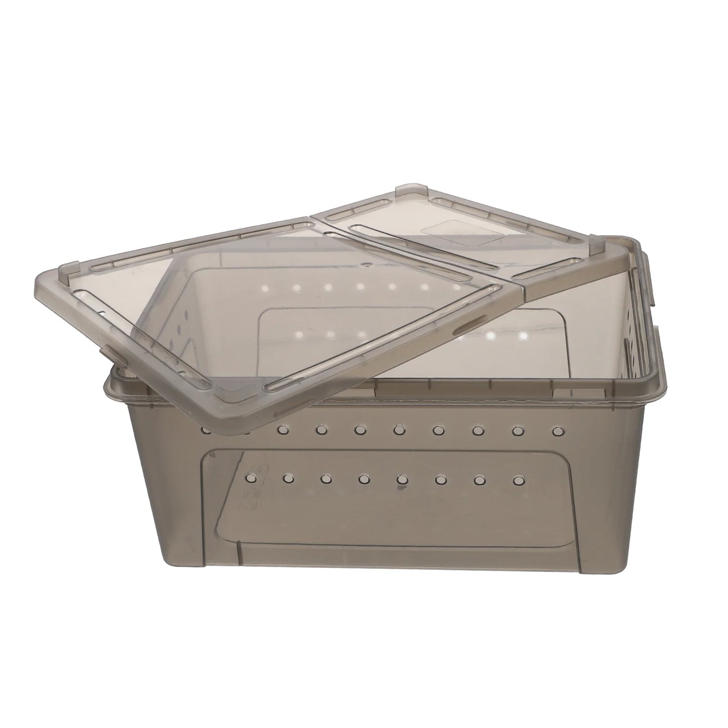 Plastic Reptile Breeding Box Ventilated Cage Safety Terrarium for Small Crawling Insects Pet Supplies Container