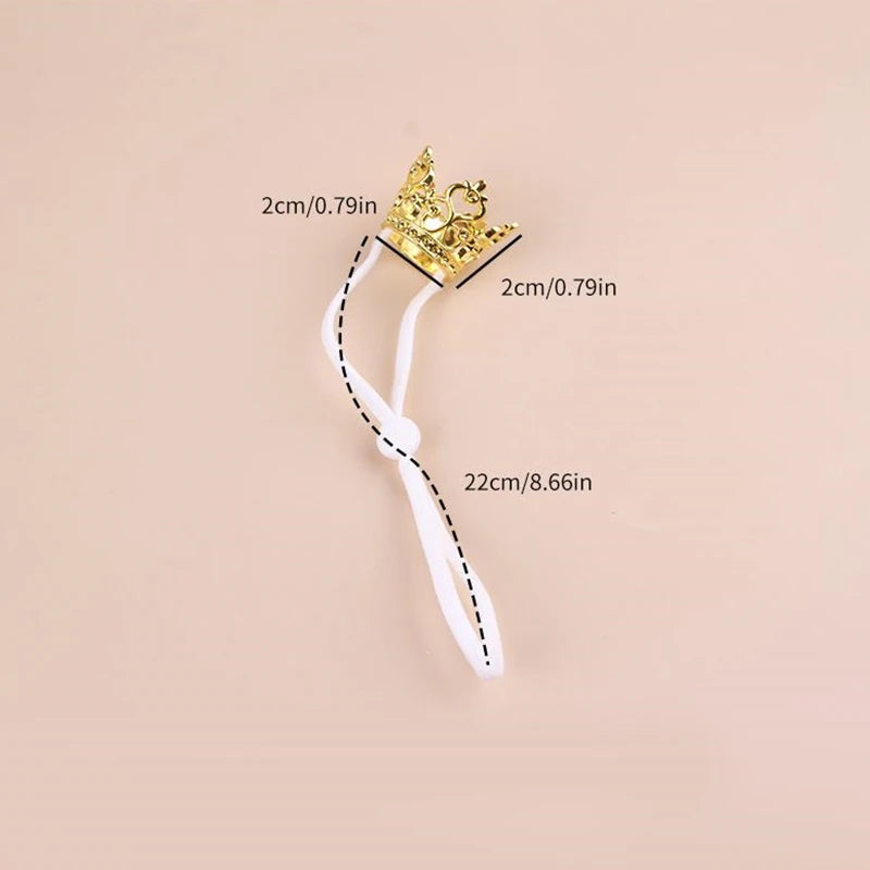 Shining Fashion Hamster Crown Small Animals Wearing Headwear Pet Clothing Accessories For Guinea Pig Pet Supplies
